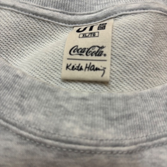 UNIQLO "KEITH x COCA-COLA" XL Unisex SWEATSHIRT 100% Cotton - Picture 4 of 4